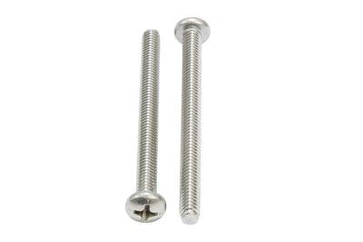 8-32 X 3" Stainless Pan Head Phillips Machine Screw (25 pc) 18-8 (304) Stainless Steel