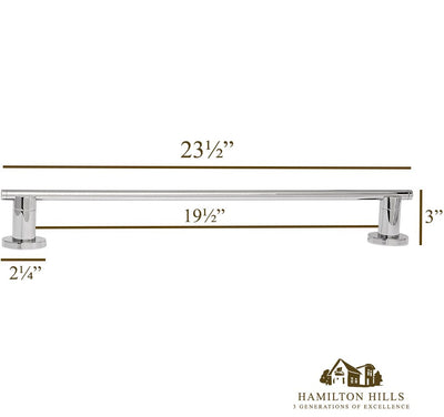 Modern Polished Towel Bar | Clean Lines & Premium Quality Stainless Steel Hanging Towel