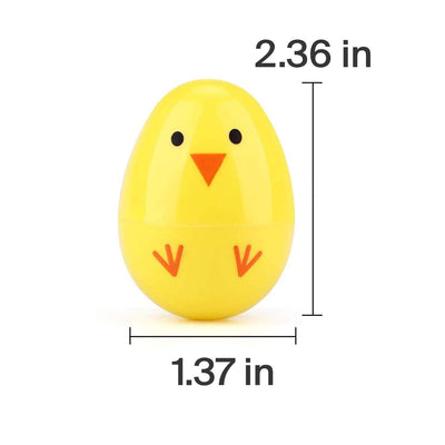 Kicko Chick Easter Eggs - 12 Pack - 2.25 Inch Plastic Chicken Eggs for Easter Basket