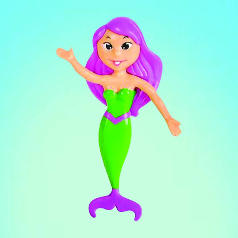 Kicko Bendable Mermaids - 12 Pack of 4 Inch Rubbery Magical Creatures - Stress Reliever