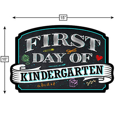 First Day of School Photo Picture Prop Rigid Coroplast Sign | 10 inches x 15.5 inches