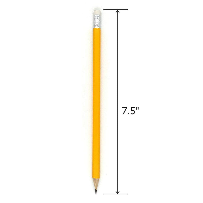 Kicko Presharpened No. 2 Premium Yellow Pencils - 36 Pack, 3 Boxes of 12 Standard Writing