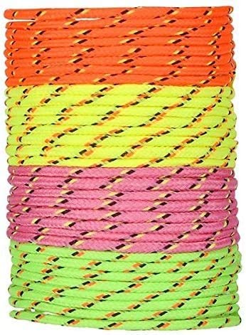 Kids Friendship Bracelets - 144 Piece - Four Neon Colors Pink, Green, Orange and Yellow