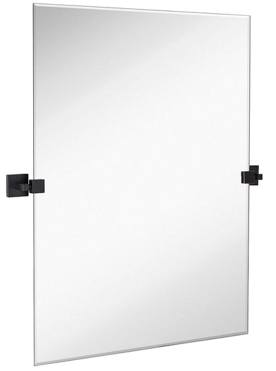 Rectangle Square Gold Pivot Mirror Adjustable Moving & Tilting Wall Mirror | 24" X 36"