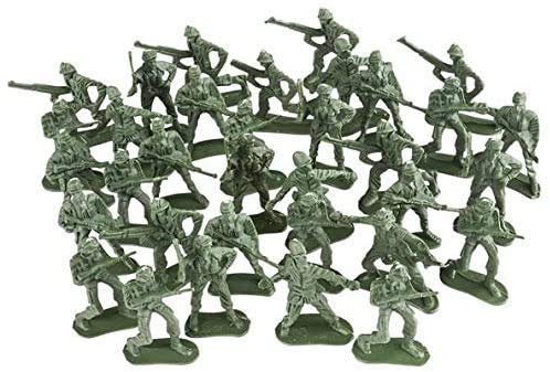 Kicko Army Toy Soldiers Action Figures - Assorted - 144 Pack Deluxe - for Children, Boys