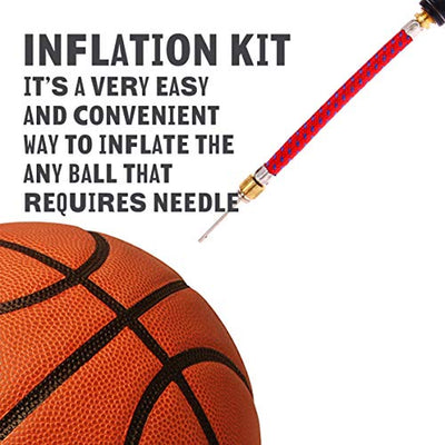 Katzco Inflation Kit - Inflation Needles Set - 6 Piece, Adapters and Needles Inflate