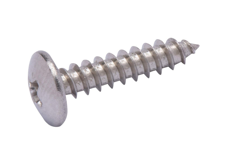 14 X 3/4" Stainless Truss Head Phillips Wood Screw (50pc) 18-8 (304) Stainless Steel