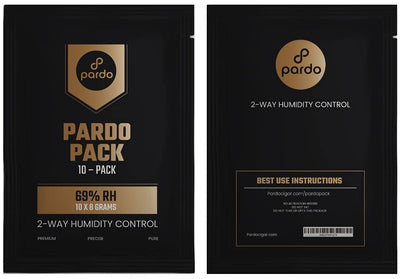 Humidity Pack - Pardo Pack 69% RH 2-Way Humidity Control, Keep Fresh Resealable Bag, Humi