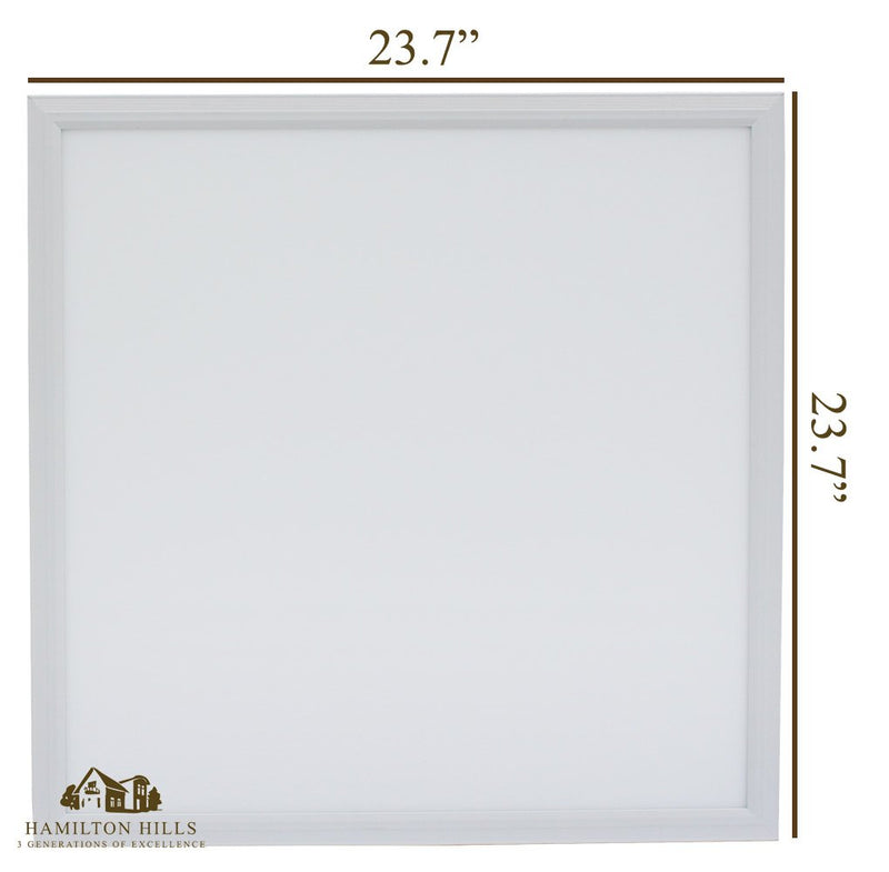 Hamilton Hills Square LED Panel Recessed in Ceiling Tile Light or Ceiling or Thin Flush