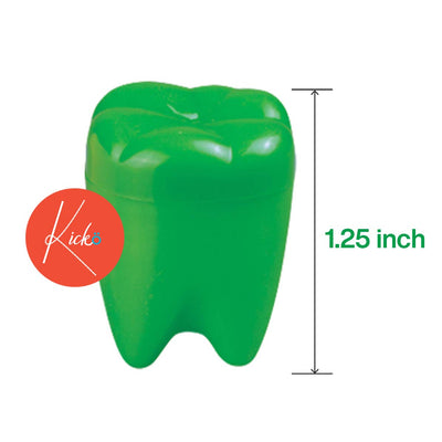 Kicko Neon Tooth Savers for Dentists Giveaways, Prizes, and Favors - 1.25 Inches, 144