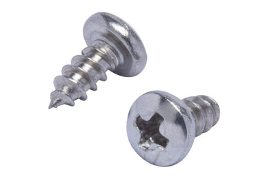 8 x 1/2" Stainless Phillips Pan Head Wood Screws (100 pc), 18-8 (304) Stainless Steel