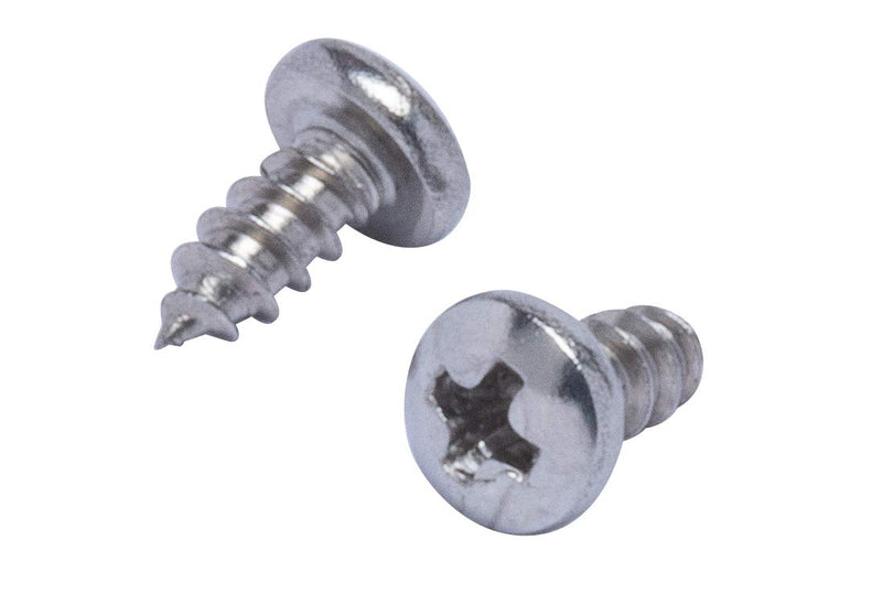 8 X 7/8" Stainless Pan Head Phillips Wood Screw, (100pc), 18-8 (304) Stainless Steel