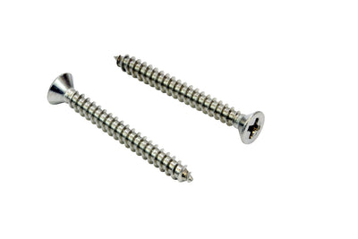 12 X 1-3/4'' Stainless Flat Head Phillips Wood Screw, (25 pc), 18-8 (304) Stainless Steel