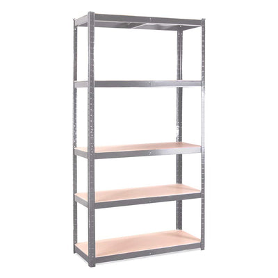 Garage Shelving Units: 180 X 90 X 40-1 Bay - Grey - 5