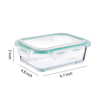 Glass Meal Prep Containers-Glass Food Storage Containers with Lids-Lunch Containers,3 Pack