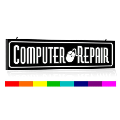 Tablet & Phone Repair Led Light Box Neon Sign - Bright Horizontal Wall Signage