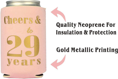 29th Birthday Gifts for Women, 29th Birthday Gifts, 29th Birthday Can Coolers, 29th