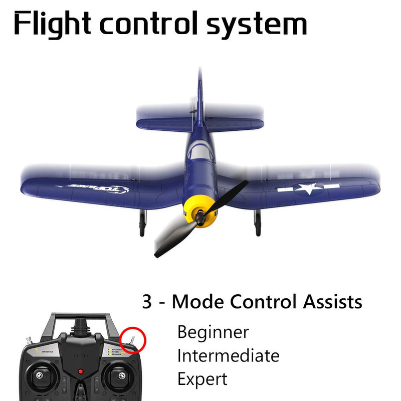 Top Race Rc Plane 4 Channel Remote Control Airplane Ready to Fly Rc Planes for Adults