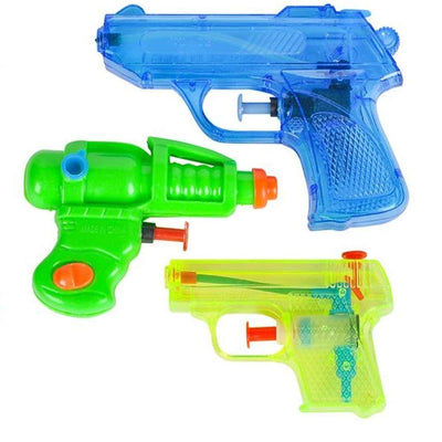 Kicko Small Squirt Guns for Kids - 25 Pieces Water Squirting Toys Assortment - Plastic