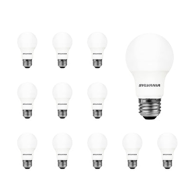 SYLVANIA LED A19 Light Bulb, 60W Equivalent, Efficient 8.5W, Medium Base, Frosted Finish