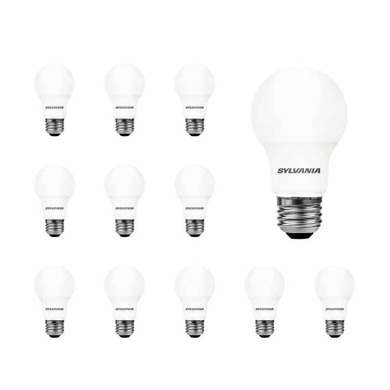 SYLVANIA LED A19 Light Bulb, 60W Equivalent, Efficient 8.5W, Medium Base, Frosted Finish