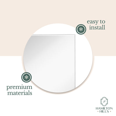 Hamilton Hills Simple Recessed Medicine Cabinet