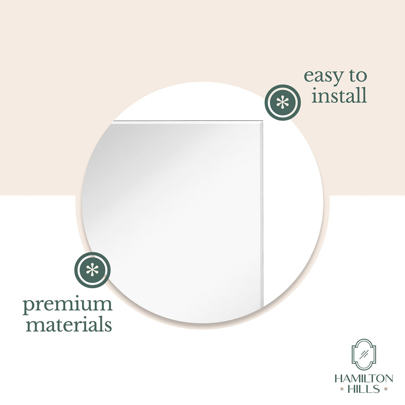 Hamilton Hills Simple Recessed Medicine Cabinet