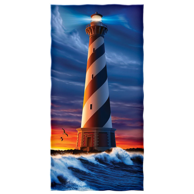 Lighthouse Sunset Super Soft Plush Cotton Beach Bath Pool