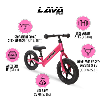 Balance Bike-Lightweight Aluminium Toddler Bike For 2, 3, 4, And 5 Year Old