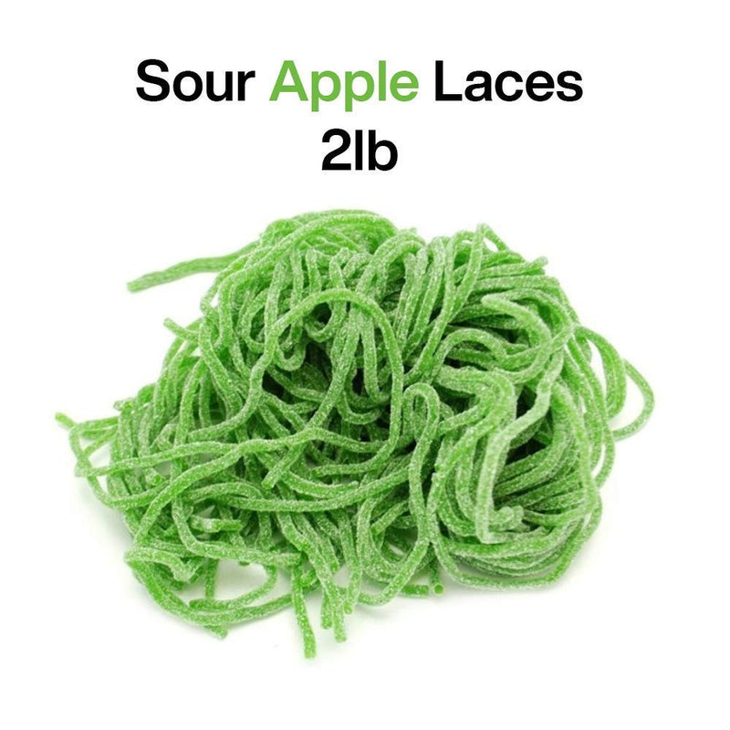 Kicko Sour Licorice Laces Variety Pack - Apple, Strawberry, and Blue Raspberry Flavors - 6