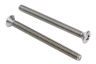 8-32 X 5/8'' Stainless Phillips Oval Head Machine Screw, (100 pc), 18-8 (304) Stainless