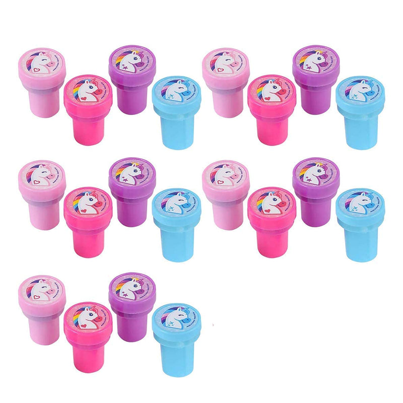 Kicko Mini Rainbow Unicorn Stampers - Plaster Stamps, 24