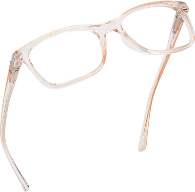 Readerest Blue Light Blocking Reading Glasses (Peach, 0.50 Magnification) Computer