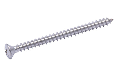 10 X 4" Stainless Oval Head Phillips Wood Screw (25pc) 18-8 (304) Stainless Steel Screws