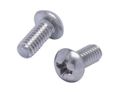 8-32 X 3/8" Stainless Phillips Round Head Machine Screw, (100pc), Coarse Thread, 18-8