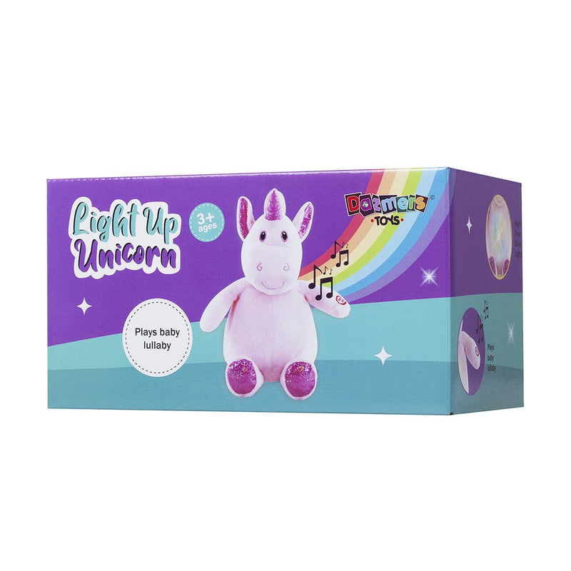 Dazmers Light up Soft Plush Unicorn Toy - LED Stuffed Animals with Colorful Night Lights