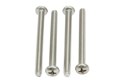 8-32 X 3" Stainless Pan Head Phillips Machine Screw (25 pc) 18-8 (304) Stainless Steel