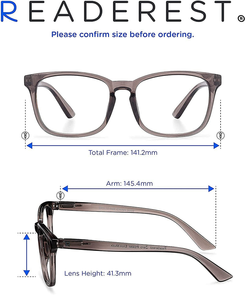 Blue-Light-Blocking-Reading-Glasses-Charcoal-2-25-Magnification-Computer-Glasses