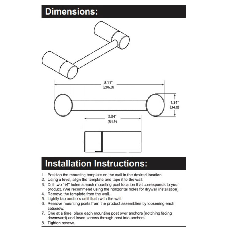 Align Collection - Bathroom Hardware Accessory, Wall Mount Toilet Paper Holder (Toilet