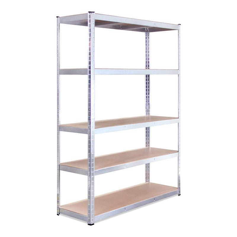 180cm X 120cm X 45cm, Galvanised 5 Tier (175kg Per Shelf), 875kg Capacity Extra