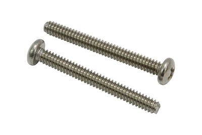 10-24 X 1" Stainless Pan Head Phillips Machine Screw (50 pc) 18-8 (304) Stainless Steel