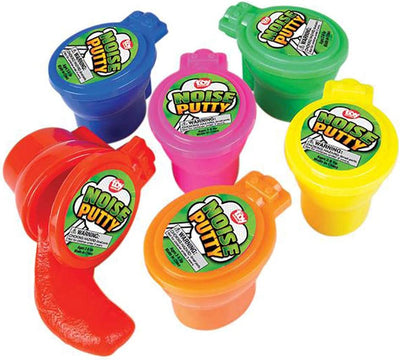 Kicko 4 Inch Toilet Noise Putty Toys for Kids - Pack of 12 Slimes - Ideal for Sensory