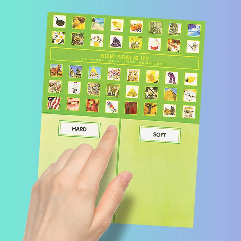 Kicko Giant Properties Sorting Sticker - 12 Sets of Classifying Sticker Scenes