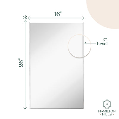 Hamilton Hills Simple Recessed Medicine Cabinet