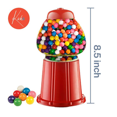 Kicko 8.5 Inch Gumball Machine - Classic Candy Dispenser - Perfect for Birthdays, Kiddie