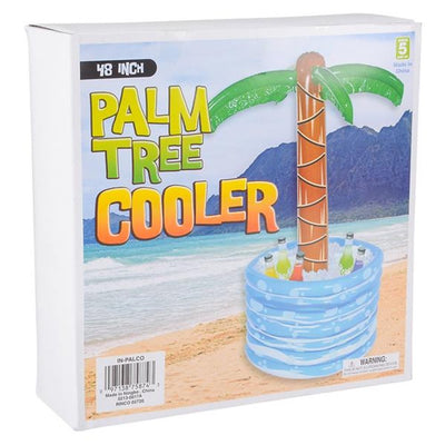 Kicko Inflatable Palm Tree Water Cooler - 1 Piece - 48 Inch Large Buffet Party Accessory