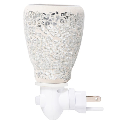 Mosaic Glass Plug-In Fragrance Wax Melt Warmers (Crackled Mirror)