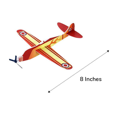 Kicko 12 Pack of Flying Glider Planes - Toys for Party, Kids and All Ages - Hand Launch