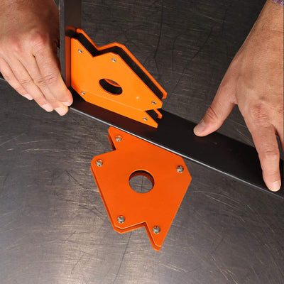 Katzco Magnetic Welding Holder - Pack of 2 - Arrow Shape for Multiple Angles - Holds Up