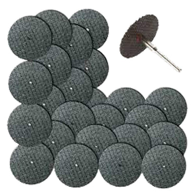 Katzco Reinforced Cut-Off Wheels - 100 Pieces - 1.5 Inches - Abrasive Disc for Cutting All